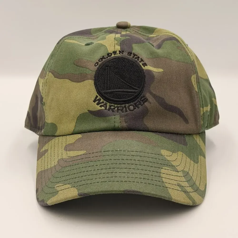 Golden State Warriors 47 Camo Clean Up Adjustable Hat NBA Mens OSFA Strapback